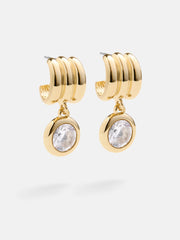 Loreli Earrings - Gold/Pavé