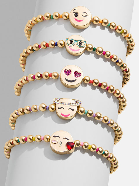 Kids' Emoji Pisa Bracelet Set - Smiley