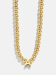 Initial Pisa Necklace - Gold