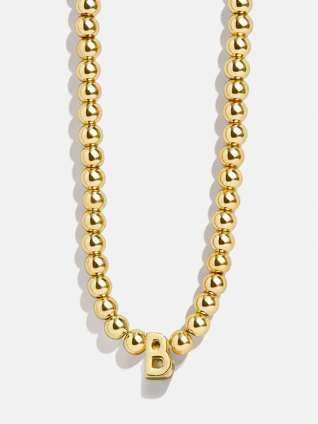 Initial Pisa Necklace - Gold