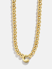 Initial Pisa Necklace - Gold