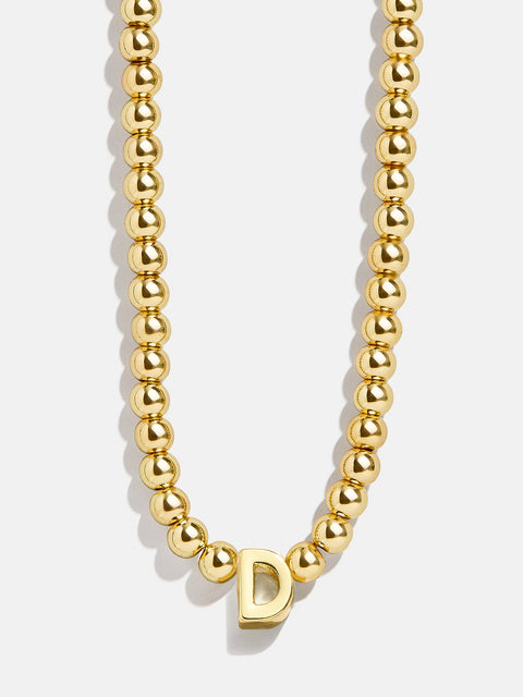 Initial Pisa Necklace - Gold