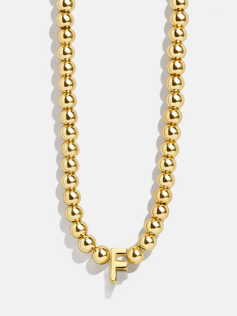 Initial Pisa Necklace - Gold