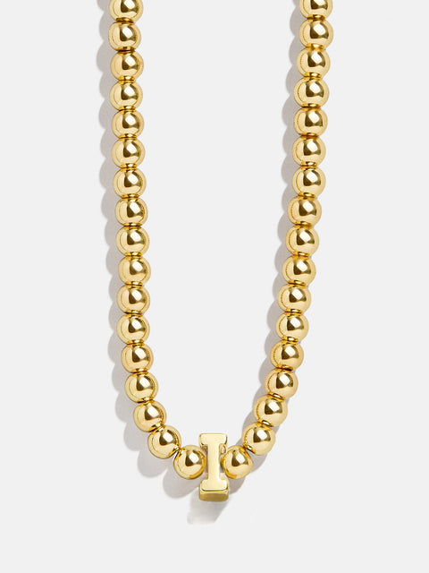 Initial Pisa Necklace - Gold