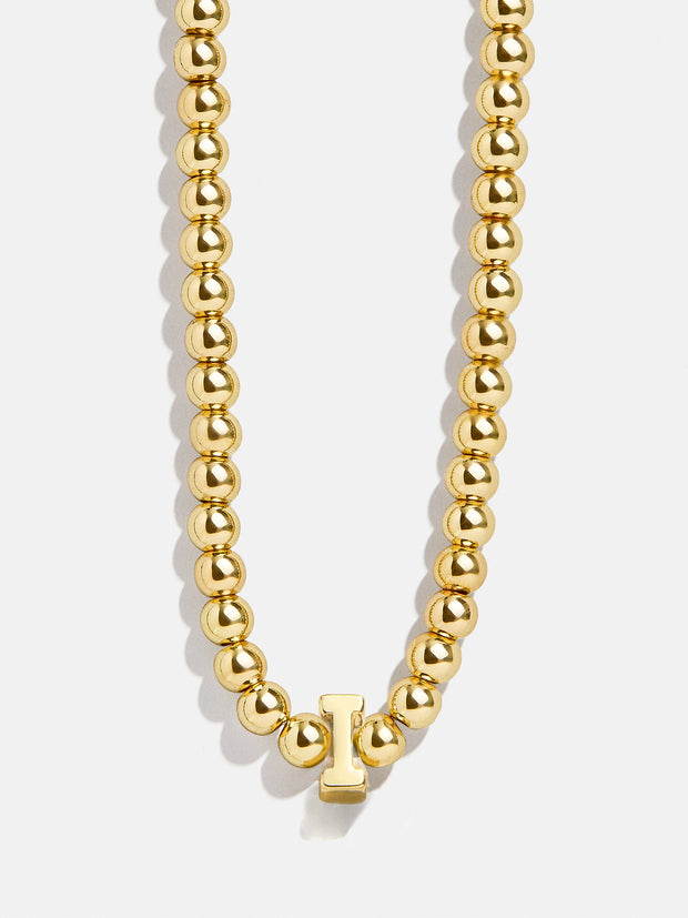 Initial Pisa Necklace - Gold