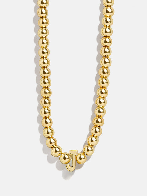 Initial Pisa Necklace - Gold