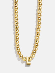 Initial Pisa Necklace - Gold