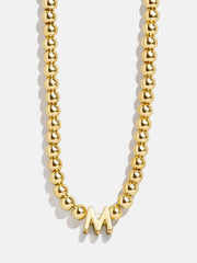 Initial Pisa Necklace - Gold