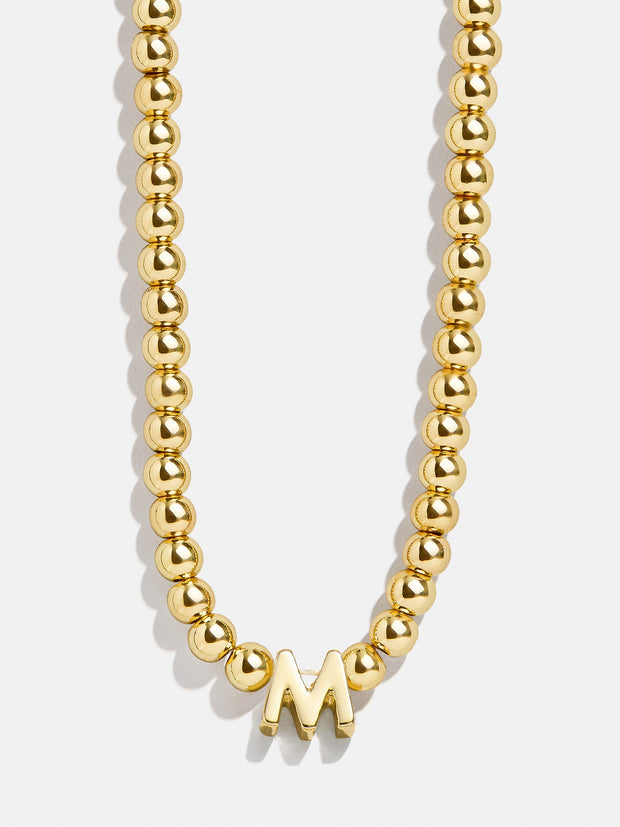 Initial Pisa Necklace - Gold