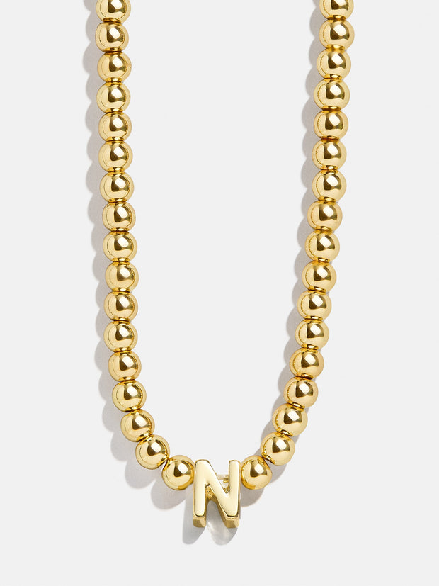 Initial Pisa Necklace - Gold