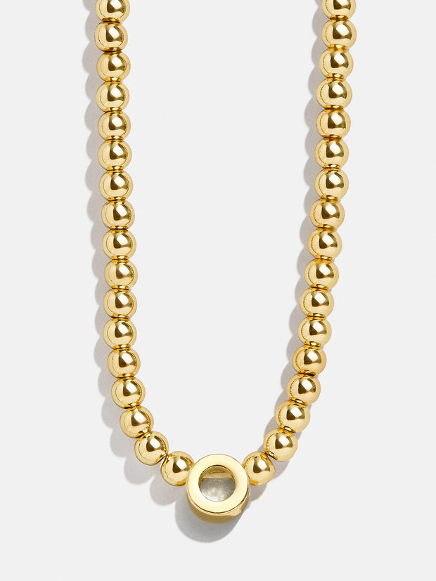 Initial Pisa Necklace - Gold