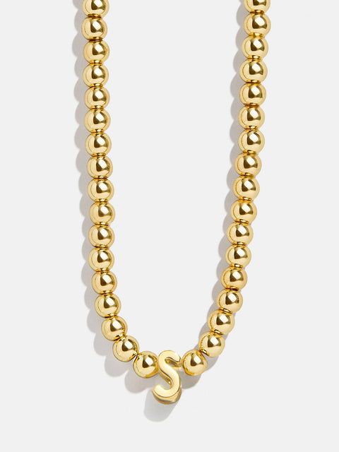 Initial Pisa Necklace - Gold