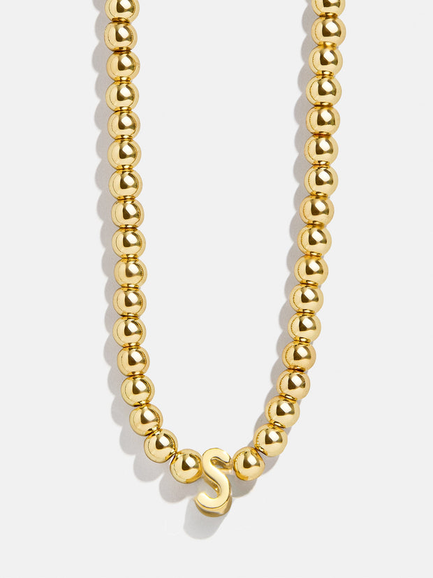 Initial Pisa Necklace - Gold