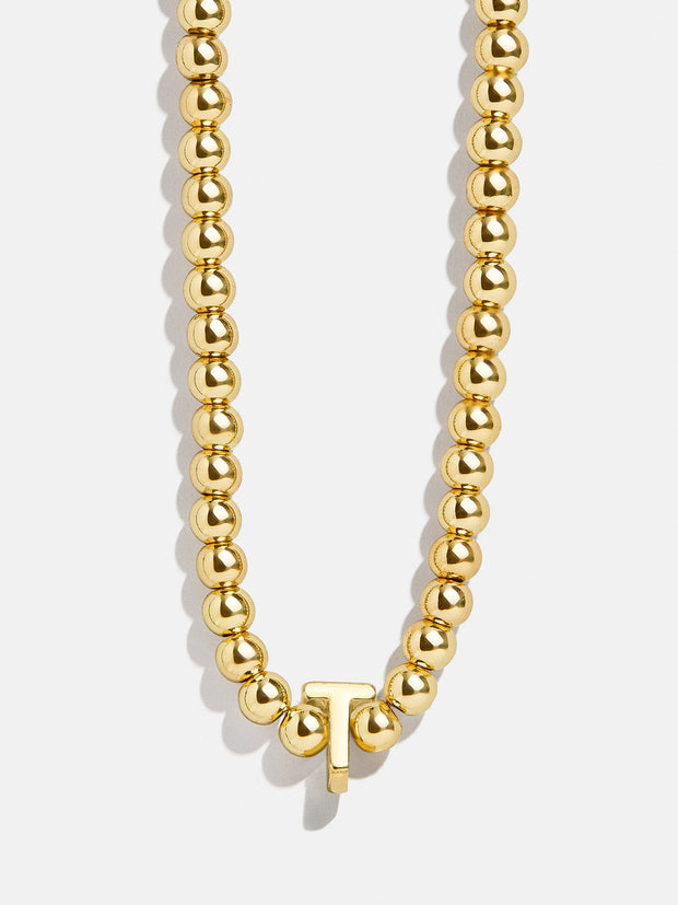 Initial Pisa Necklace - Gold