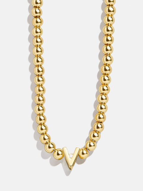 Initial Pisa Necklace - Gold