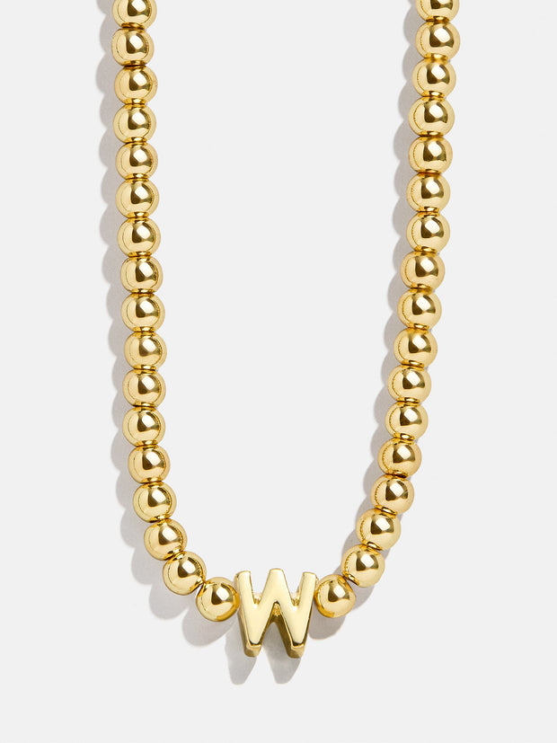 Initial Pisa Necklace - Gold