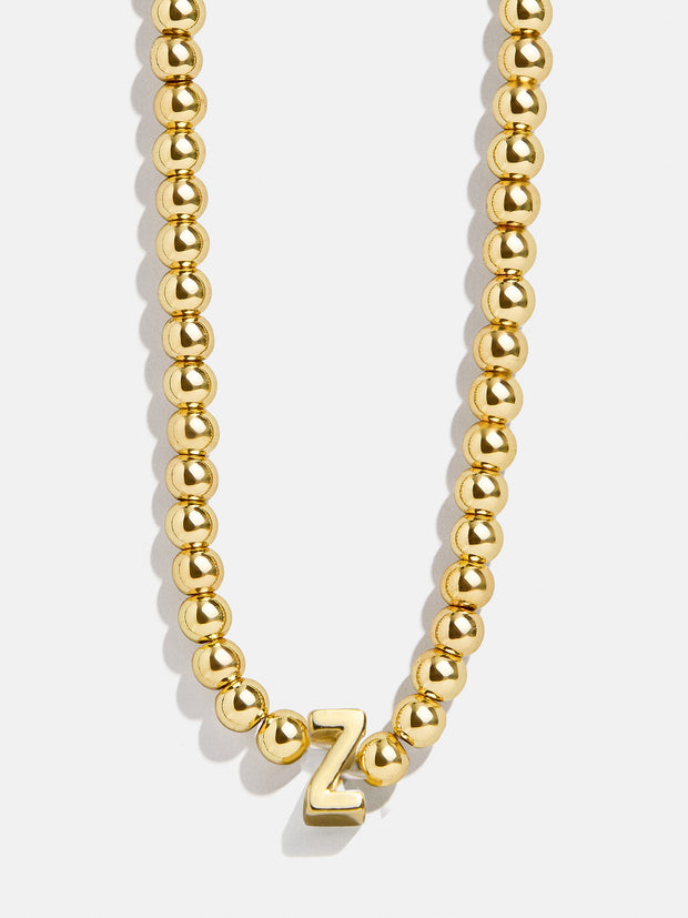 Initial Pisa Necklace - Gold