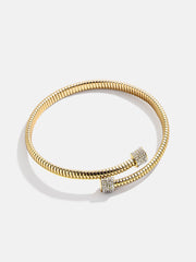 Heather Wrap Cuff Bracelet - Gold