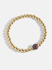 Semi-Precious Birthstone Pisa Bracelet - Amethyst