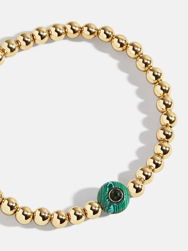 Semi-Precious Birthstone Pisa Bracelet - Emerald