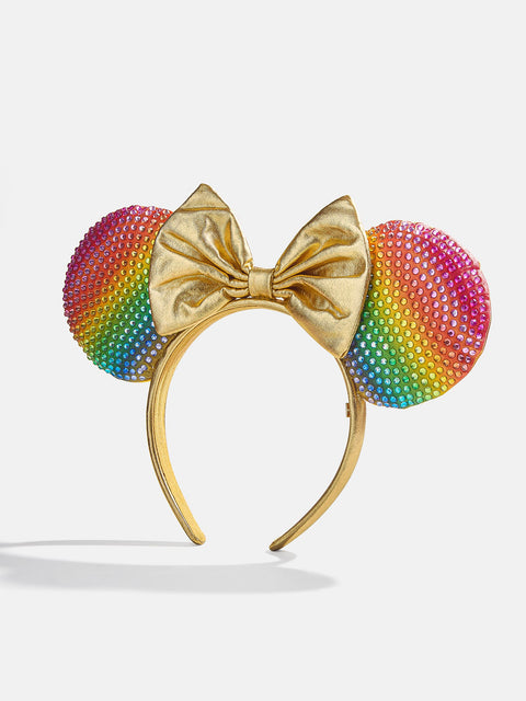 Minnie Mouse Disney Rainbow Ears Headband - Minnie Mouse Rainbow Ears