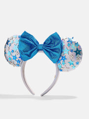 Disney Minnie Mouse Stars Ears Headband - Minnie Mouse Blue Star Ears