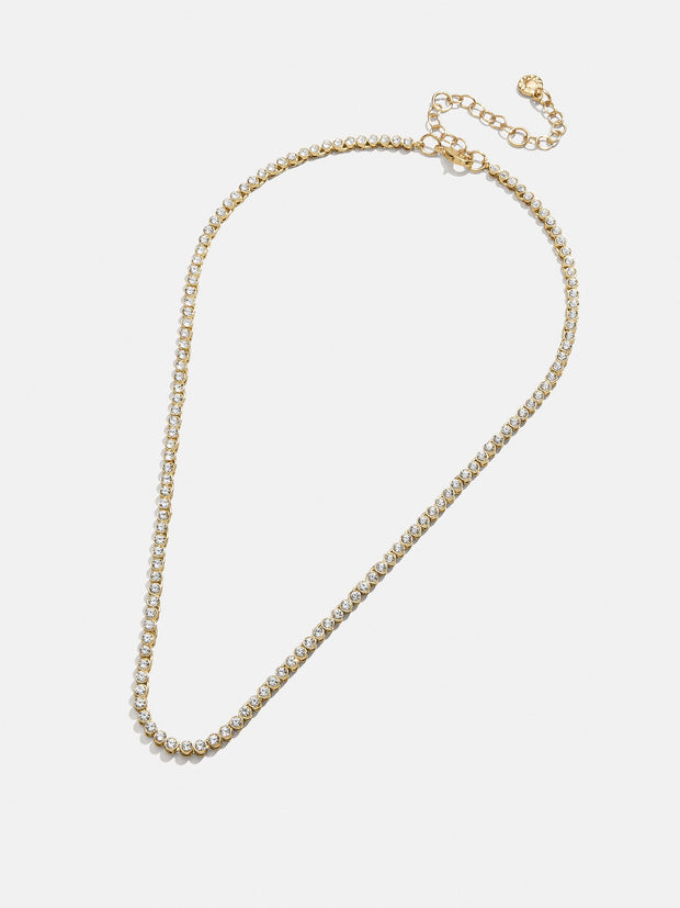 Amalie Bezel Tennis Necklace - Bezel