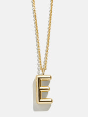 Classic Custom 18K Gold Initial Necklace - 18K Gold Plated Sterling Silver