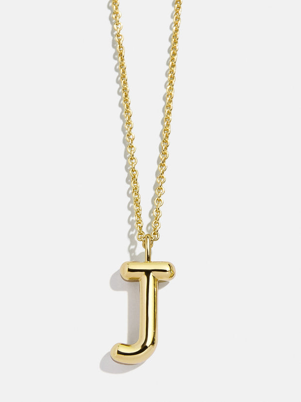 Classic Custom Gold Initial Necklace - Gold Plated Brass