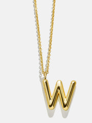 Classic Custom Gold Initial Necklace - Gold Plated Brass