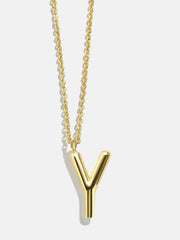 Classic Custom Gold Initial Necklace - Gold Plated Brass