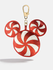 Disney Mickey Mouse Candy Cane Puff Bag Charm - Disney Candy Cane Bag Puff Bag Charm