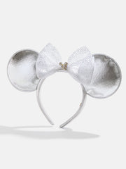 Disney Minnie Mouse Ears Silver Headband - Minnie Mouse Silver Ears