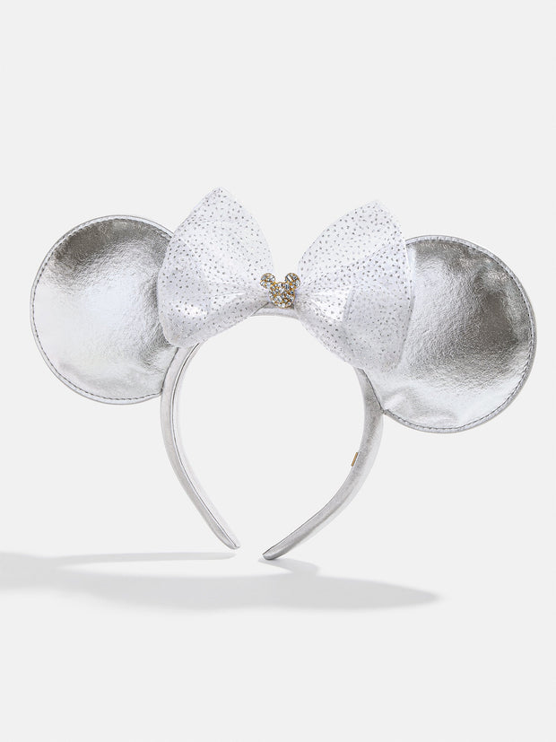 Disney Minnie Mouse Ears Silver Headband - Minnie Mouse Silver Ears