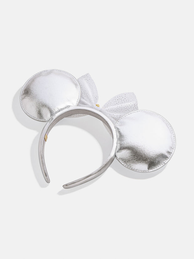 Disney Minnie Mouse Ears Silver Headband - Minnie Mouse Silver Ears