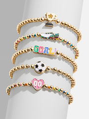 Just For Kicks Kids' Pisa Bracelet Set - Kids' Soccer Bracelet Set