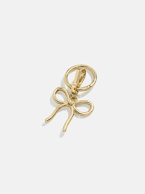 Bow Bag Charm - Gold