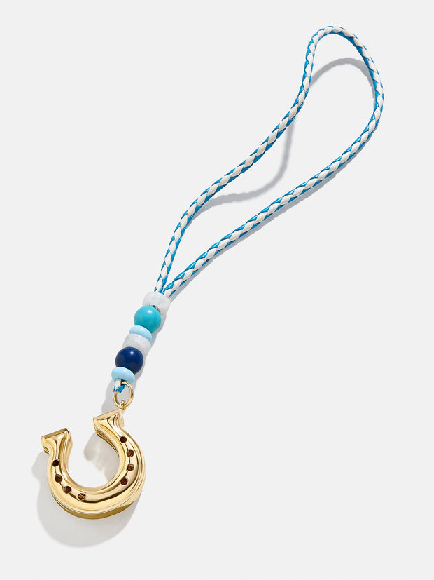 Lucky Hoof Bag Charm - Blue