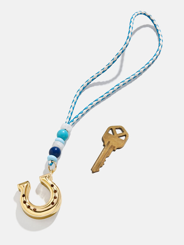 Lucky Hoof Bag Charm - Blue