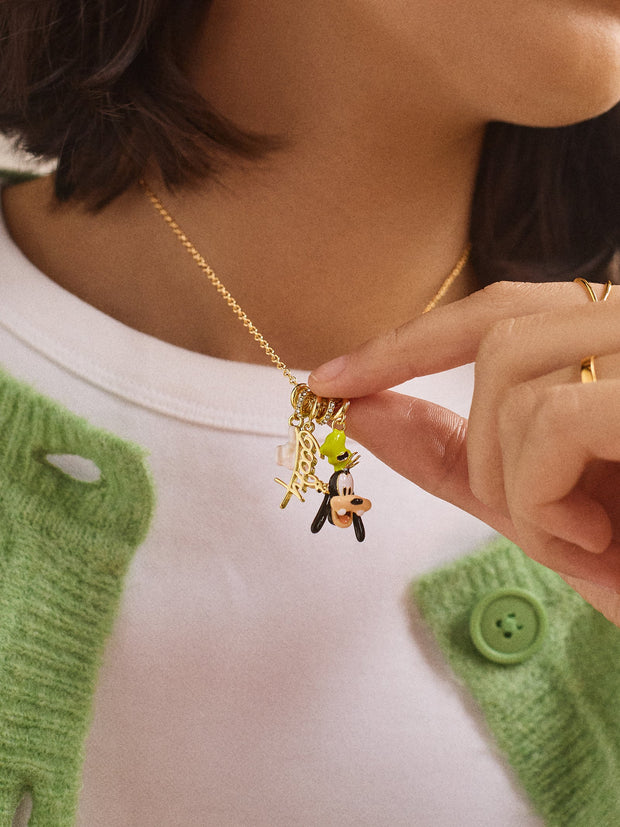 Disney Character 5 Charm Necklace - Goofy