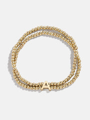 Ivy Initial Pisa Bracelet - Gold