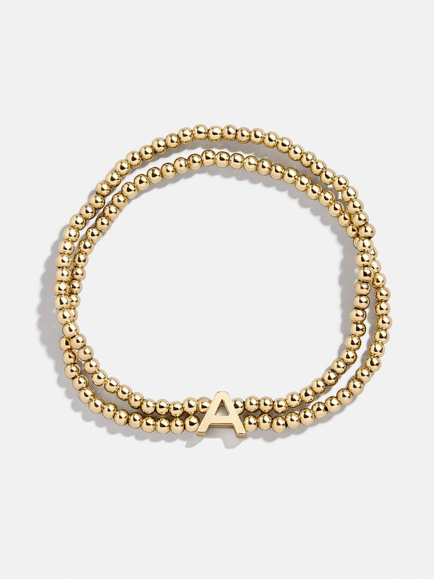 Ivy Initial Pisa Bracelet - Gold