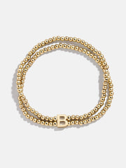 Ivy Initial Pisa Bracelet - Gold