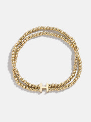 Ivy Initial Pisa Bracelet - Gold