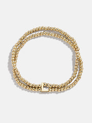 Ivy Initial Pisa Bracelet - Gold