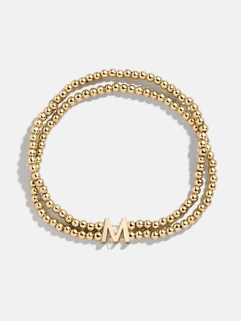 Ivy Initial Pisa Bracelet - Gold