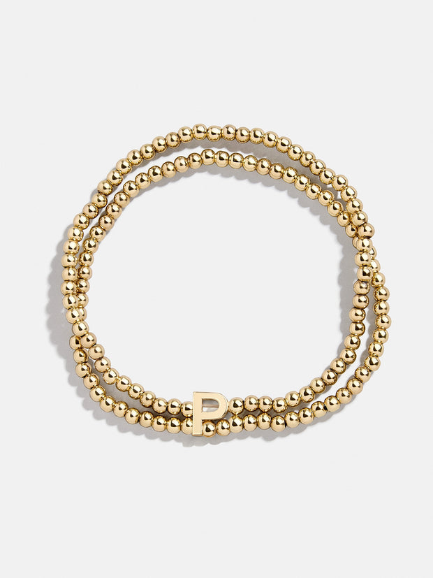 Ivy Initial Pisa Bracelet - Gold