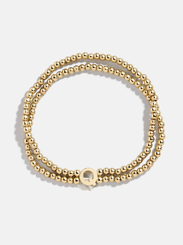 Ivy Initial Pisa Bracelet - Gold