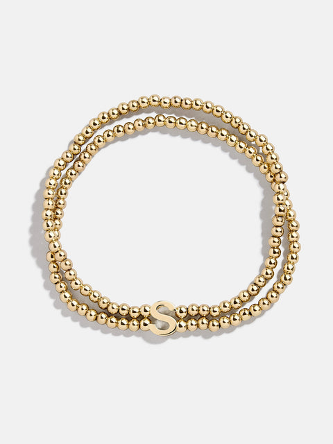 Ivy Initial Pisa Bracelet - Gold