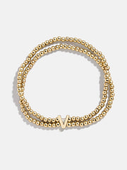 Ivy Initial Pisa Bracelet - Gold